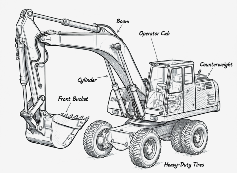 Колёсные экскаваторы